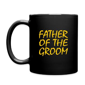 Father of the groom - Mug uni - noir - Gauche