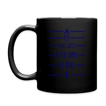 Vrai Ch ti Ne Perd Jamais Le Nord - Mug uni - noir - Gauche