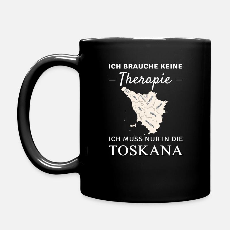 Toskana Therapie - Tasse einfarbig - Schwarz
