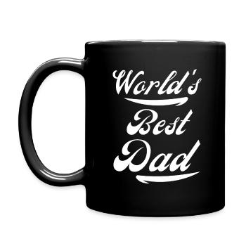 World's Best Dad World Best Dad - Full Colour Mug - black - Left