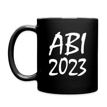 Abi 2023 - Tasse einfarbig - Schwarz - Links