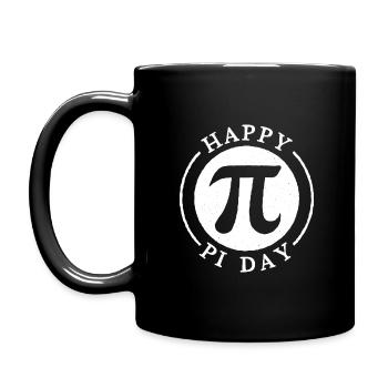 Bonne journée Pi - Mug uni - noir - Gauche