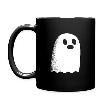 Geist - Tasse einfarbig - Schwarz - Links
