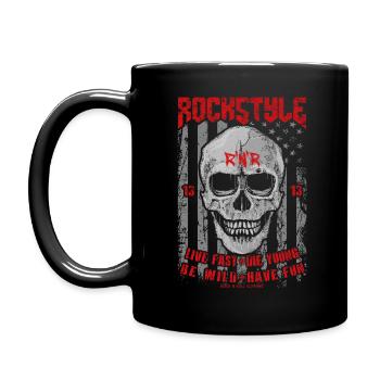 Live fst, die young - Be wild, have fun - Full Colour Mug - black - Left