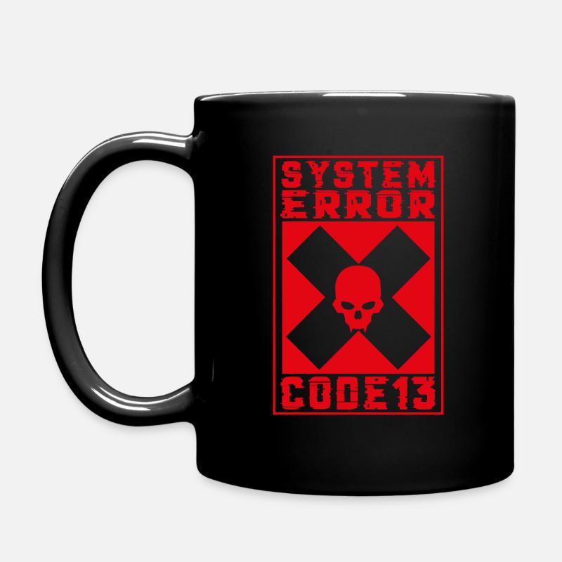 System Error - Tasse einfarbig - Schwarz