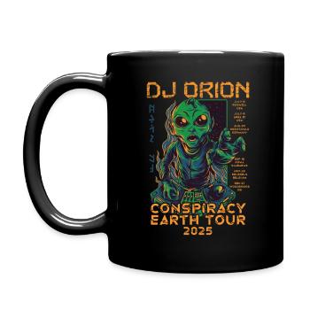 Dj Orion - Tour de la Terre 2025 - Mug uni - noir - Gauche