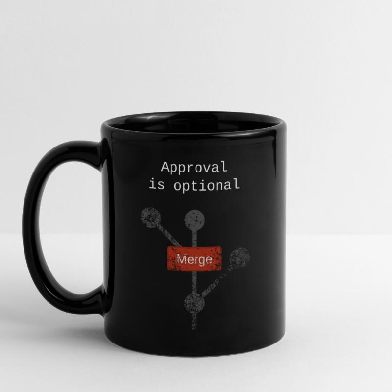 Approval is optional (Coding) Full Colour Mug