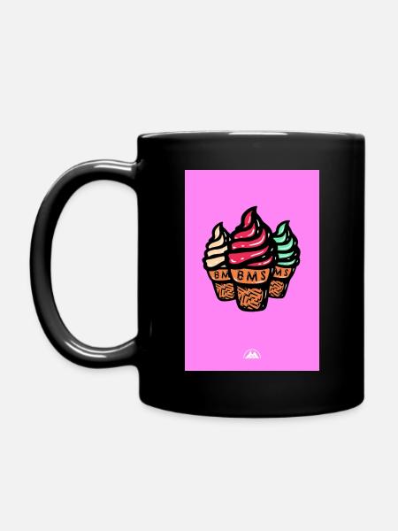 Softeis - Tasse einfarbig - Schwarz