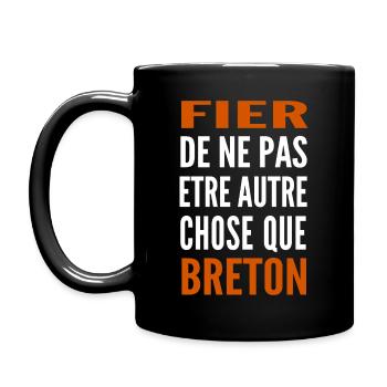 T-shirt homme breton humour Breizh cadeau Bretagne - Mug uni - noir - Gauche
