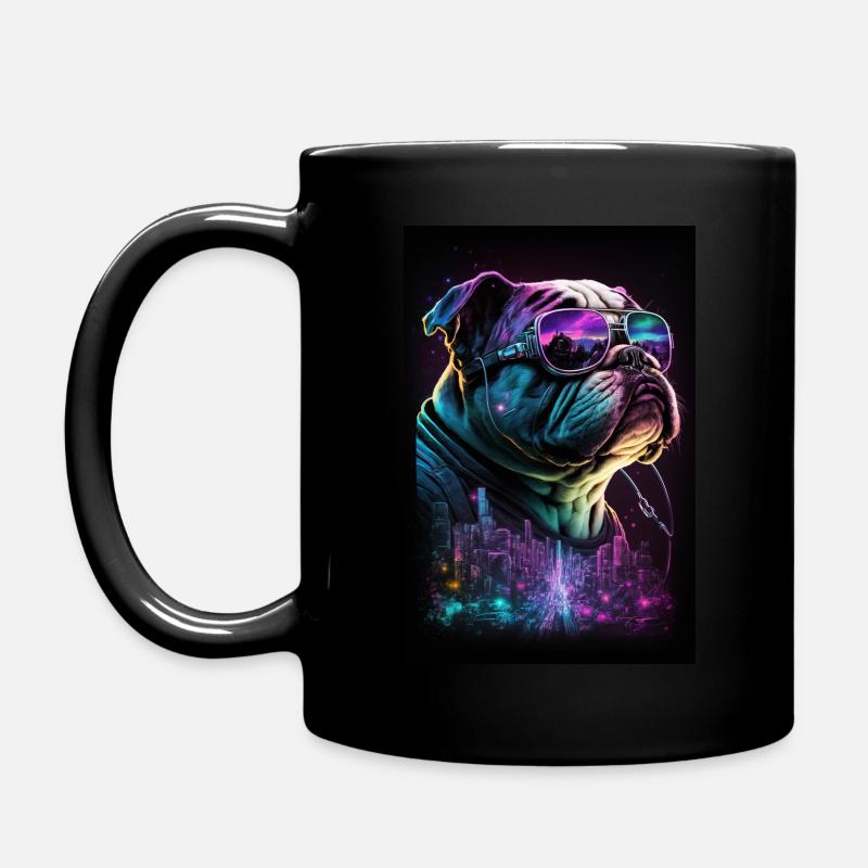 Lunettes de soleil Neon Bulldog - Mug uni - noir