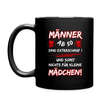 Les hommes de plus de 50 ans sont très chauds... 50e anniversaire - Mug uni - noir - Gauche