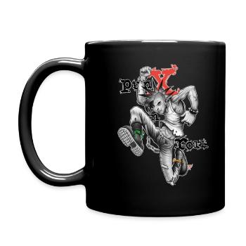 Punk 'n' Roll - v1 - Tasse einfarbig - Schwarz - Links