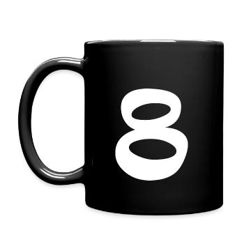 8 - Tasse einfarbig - Schwarz - Links