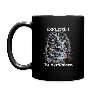 Explore the Microcosmos - Full Colour Mug - black - Left