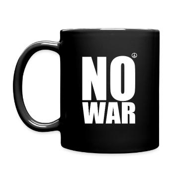 No war - Mug uni - noir - Gauche