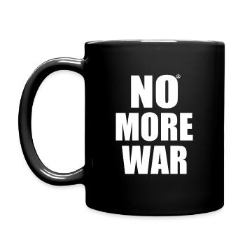 No more war - Full Colour Mug - black - Left
