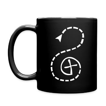 Geocaching - Full Colour Mug - black - Left