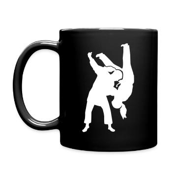 Judo - Tasse einfarbig - Schwarz - Links
