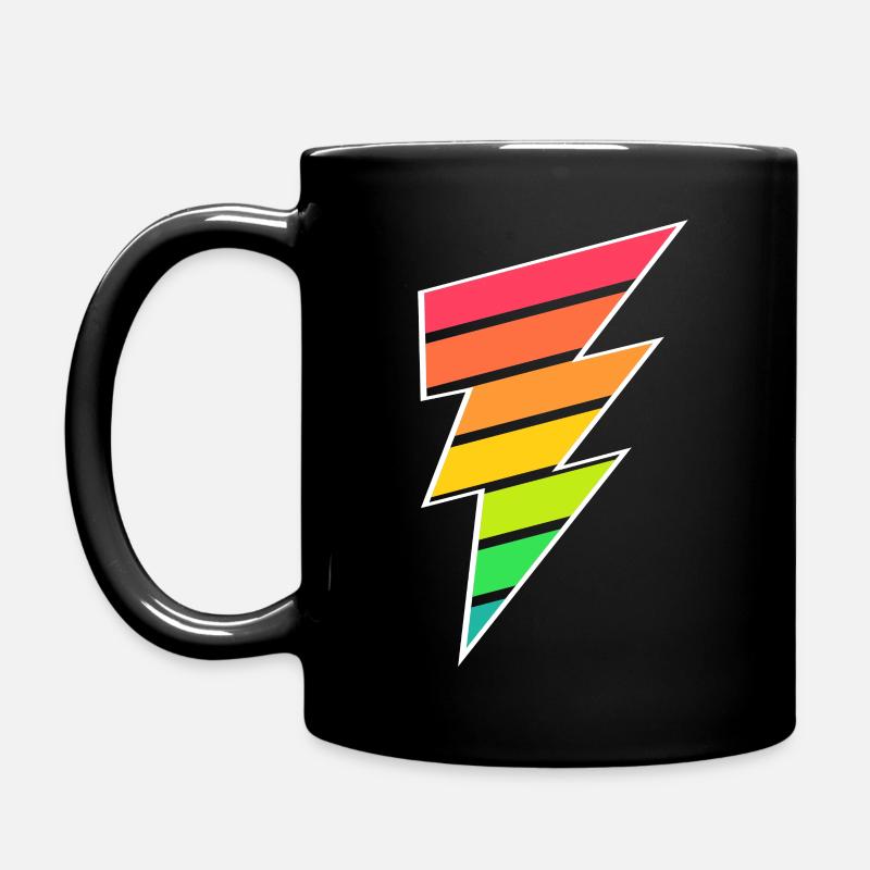 Éclair coloré - Mug uni - noir