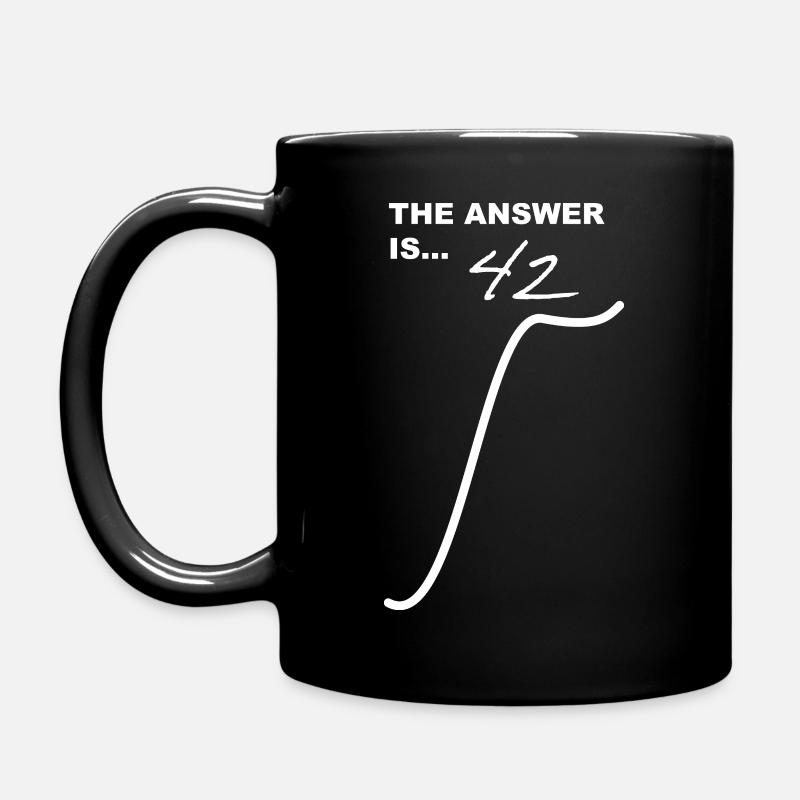 La réponse est 42 - Mug uni - noir