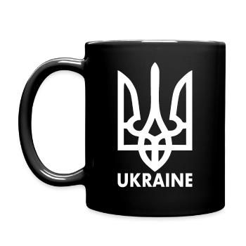 ukraine - Full Colour Mug - black - Left