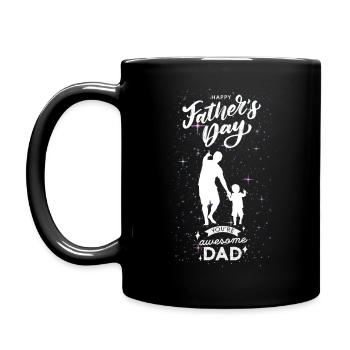 Father's Day-Happy Father's Day - Full Colour Mug - black - Left