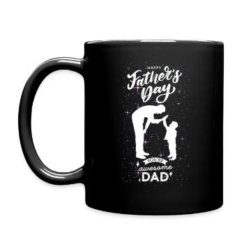 Father's Day-Happy Father's Day - Full Colour Mug - black - Left