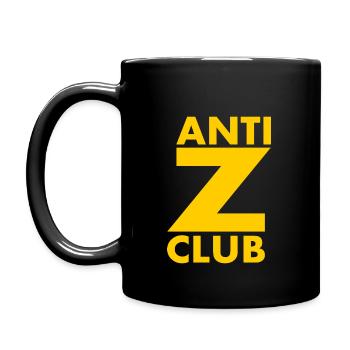 Anti z club - Tasse einfarbig - Schwarz - Links