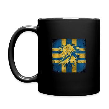 Royal Lion - Full Colour Mug - black - Left