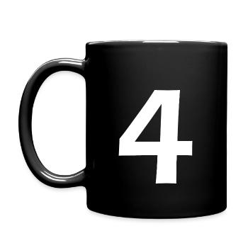 4 - Tasse einfarbig - Schwarz - Links