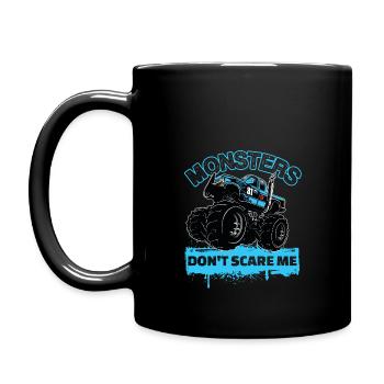 Monster Trucks - Monsters Don’t Scare Me - Mug uni - noir - Gauche