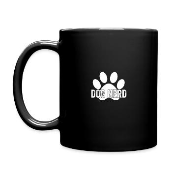 Dog Funny - Dog Nerd - Full Colour Mug - black - Left