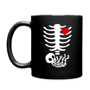 I'm pregnant it's a boy - Full Colour Mug - black - Left