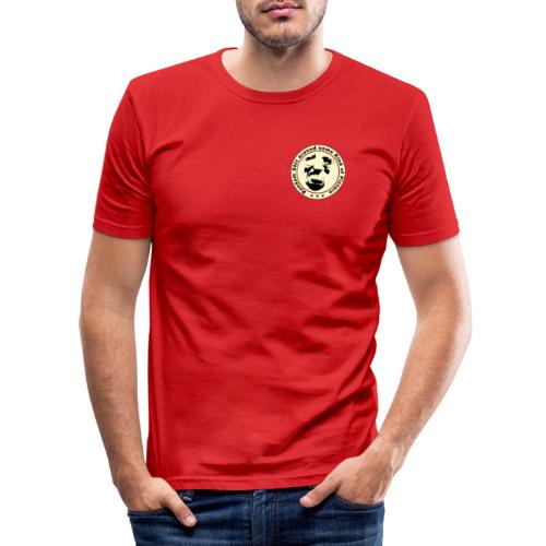 Club-Logo gelb-rot - Männer Slim Fit T-Shirt