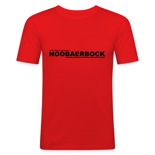 NooBaerbock - Männer Slim Fit T-Shirt