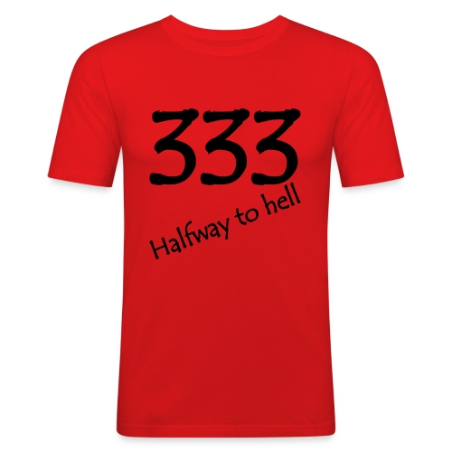 333 -Der halbe Weg - Männer Slim Fit T-Shirt