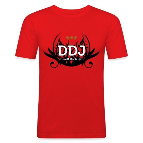 DDJ: Drieß Dich Jet (Kölsch) - Männer Slim Fit T-Shirt