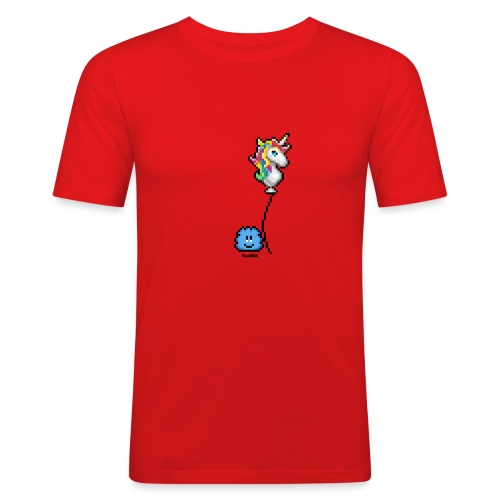 Einhornballon - Girl - Männer Slim Fit T-Shirt