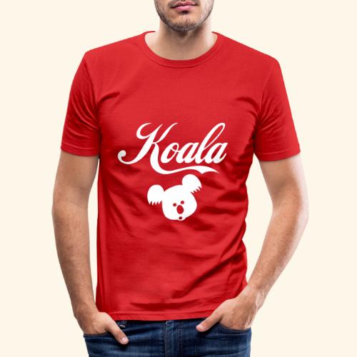 Koala Cartoon Kawaii Style - Männer Slim Fit T-Shirt