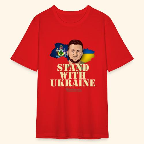Maine Ukraine - Männer Slim Fit T-Shirt