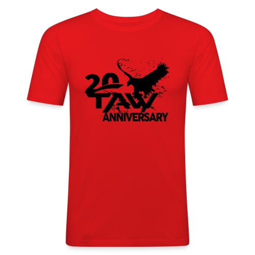20 rocznica aktualizacja - Obcisła koszulka męska