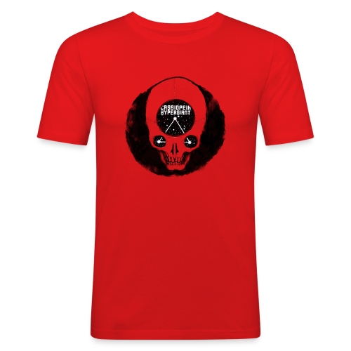 TriSkull - Männer Slim Fit T-Shirt