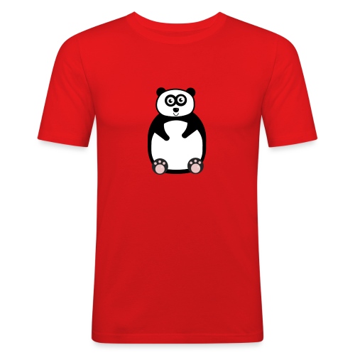 panda-png - Slim Fit T-shirt herr