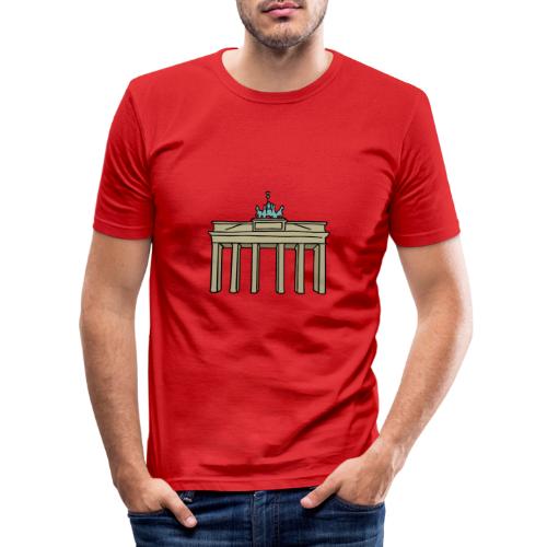 Berlin Brandenburger Tor - Männer Slim Fit T-Shirt