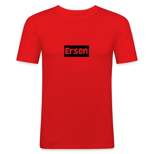 ErsenShirtlogo - Mannen slim fit T-shirt
