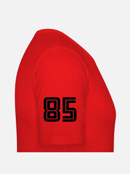 85 - Männer Slim Fit T-Shirt - Rot
