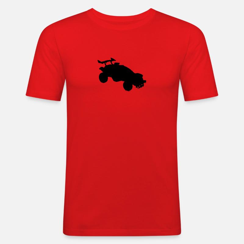 Octane Auto Rocket League Style - Männer Slim Fit T-Shirt - Rot