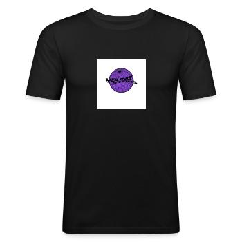 young Stars - Männer Slim Fit T-Shirt - Schwarz - Vorne - Nik (191cm)