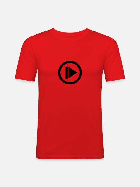 Play - Men's Slim Fit T-Shirt - red