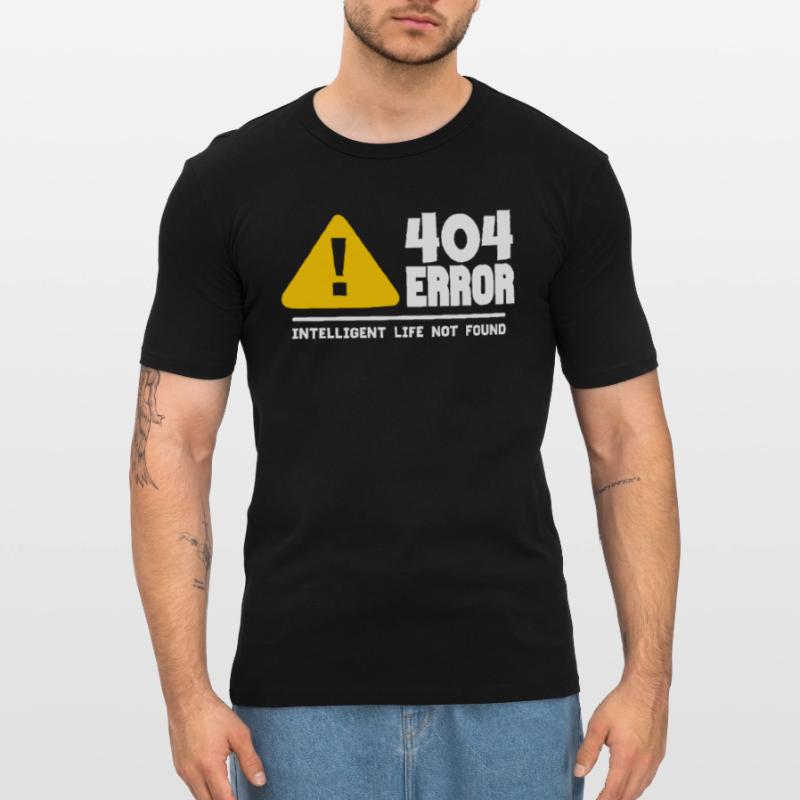 Computer and programmer geek. 404 Errors Men's Slim Fit T-Shirt